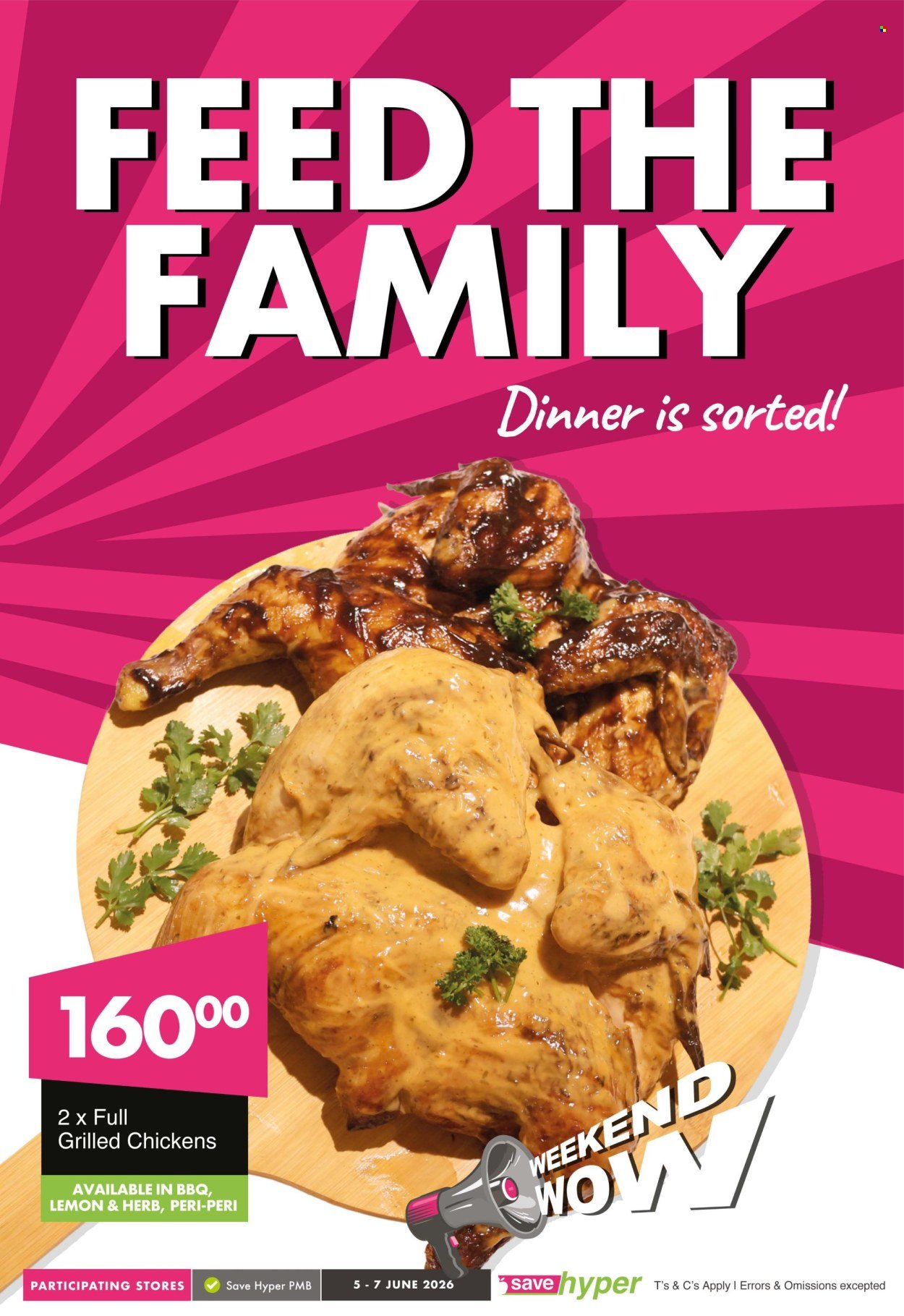 SAVE specials - From Friday 5 Jun 2026