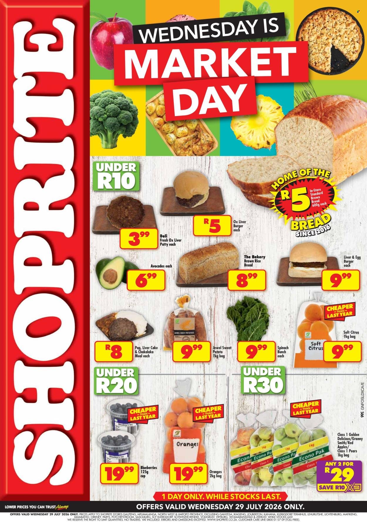 SHOPRITE specials - Market Day Deals