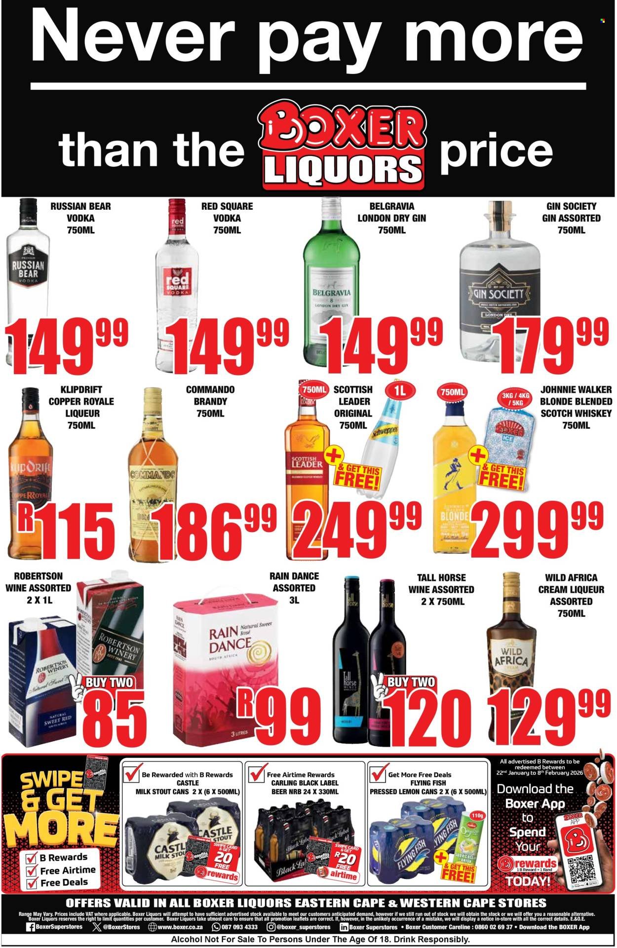 BOXER specials - EC WC January Liquor (2026-01-05 - 2026-01-21) | 2