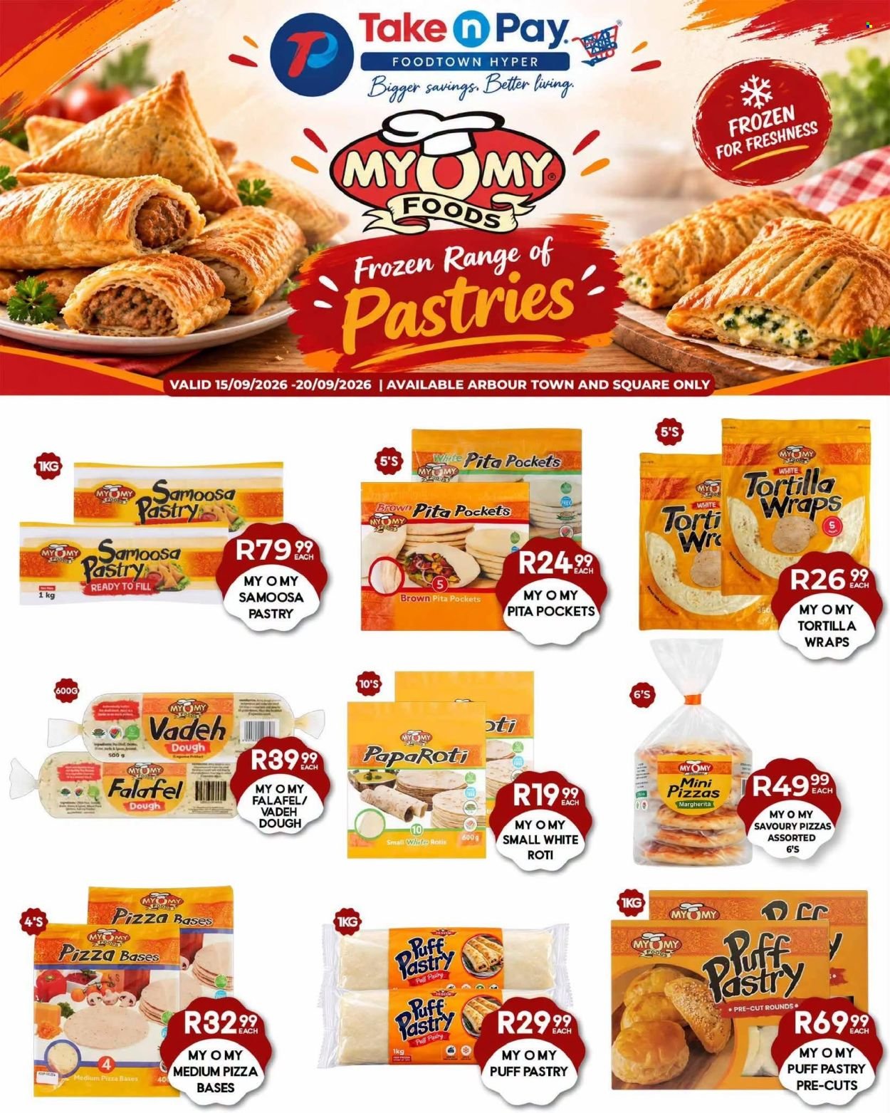 TAKE N PAY specials - From Tuesday 15 Sept 2026