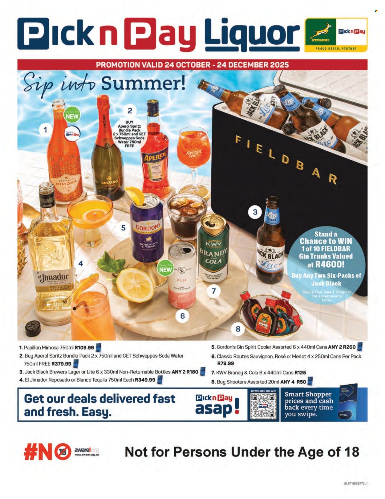 PICK N PAY specials - Summer Liquor Specials (2025-10-24 - 2025-12-24) | 1