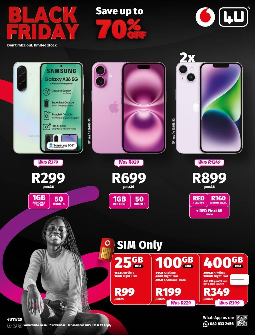 VODACOM specials - From Friday 7 Nov 2025 (2025-11-07 - 2025-12-08) | 1