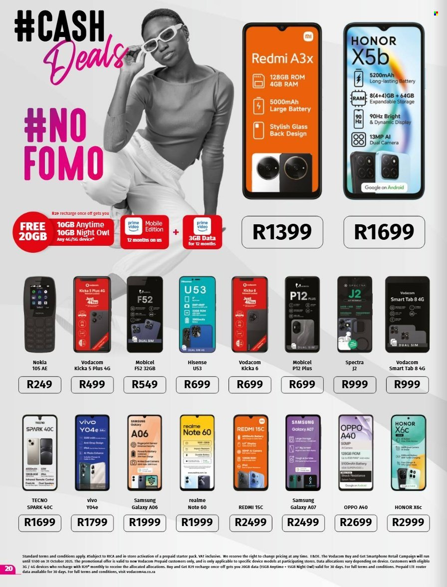 VODACOM specials - From Friday 7 Nov 2025 (2025-11-07 - 2025-12-08) | 20