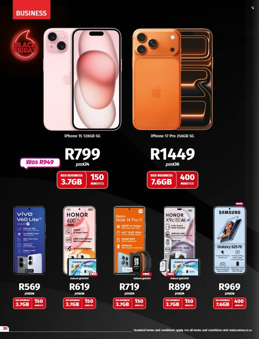 VODACOM specials - From Friday 7 Nov 2025 (2025-11-07 - 2025-12-08) | 30
