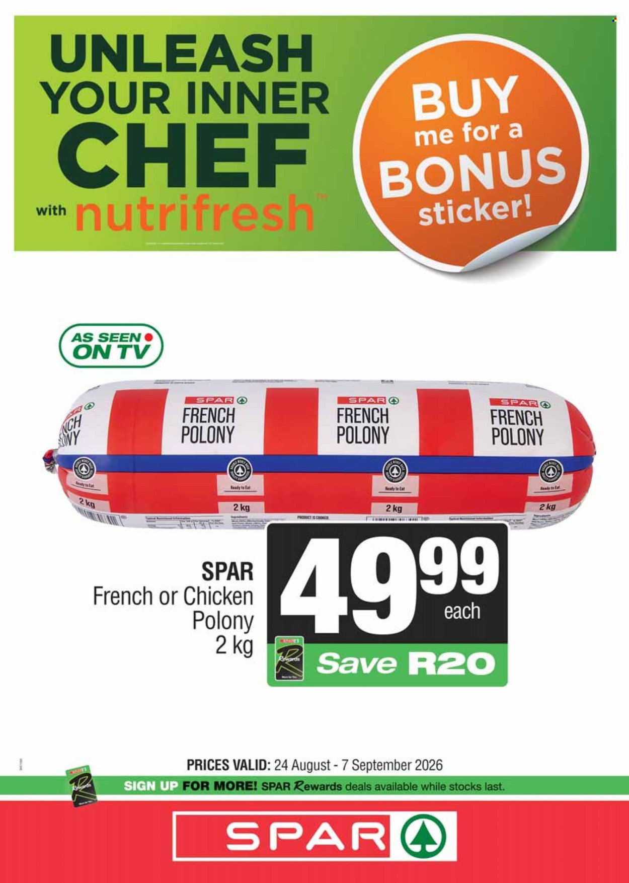 SPAR specials - National Specials