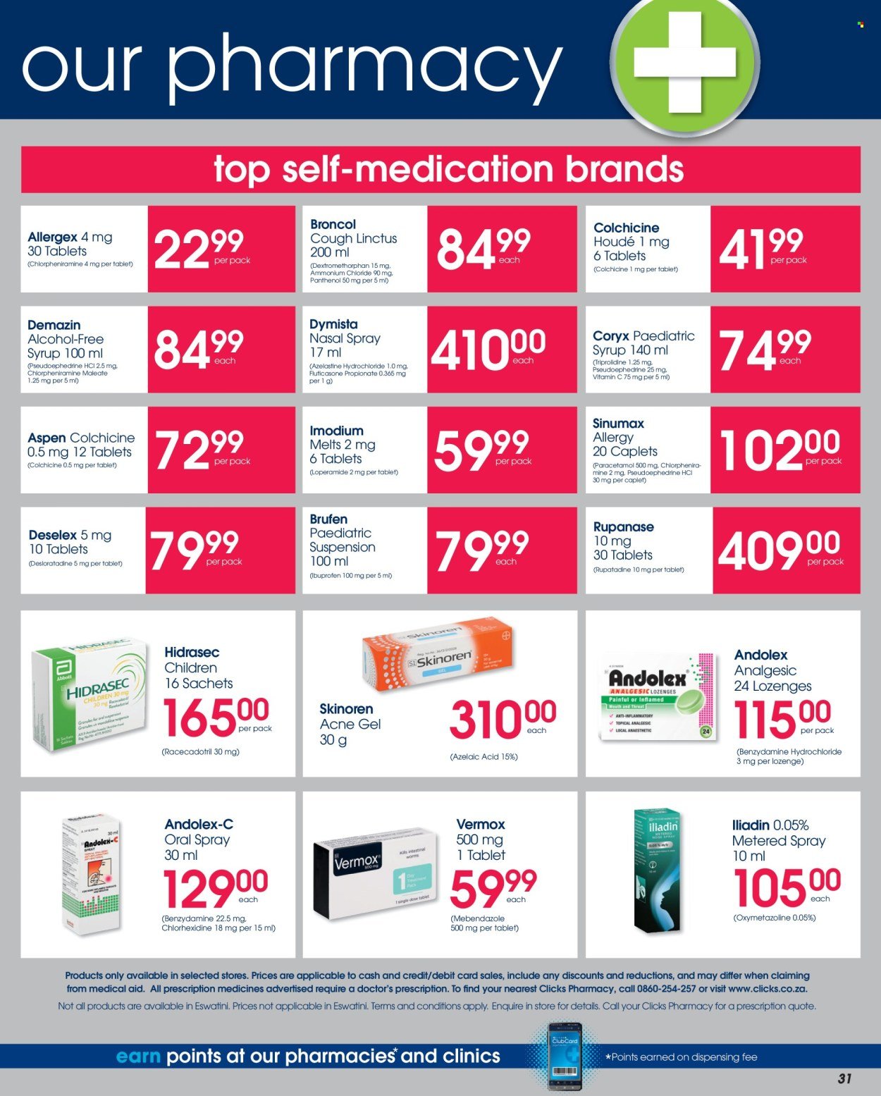 CLICKS specials - From Wednesday 25 Mar 2026 (2026-03-25 - 2026-04-08) | 31