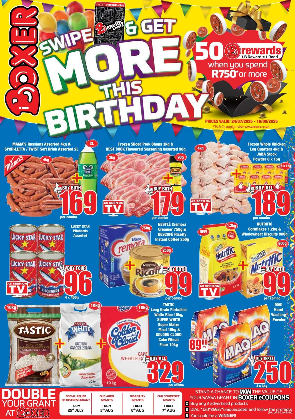 BOXER specials - Swipe a get more this birthday (2025-07-24 - 2025-08-10) | 1