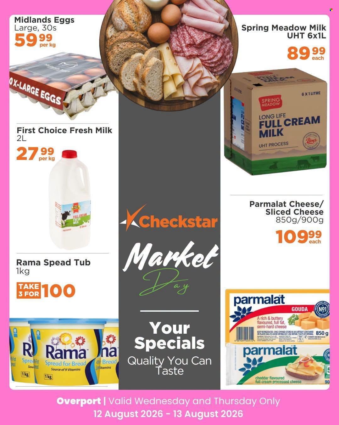 CHECKSTAR specials - From Wednesday 12 Aug 2026