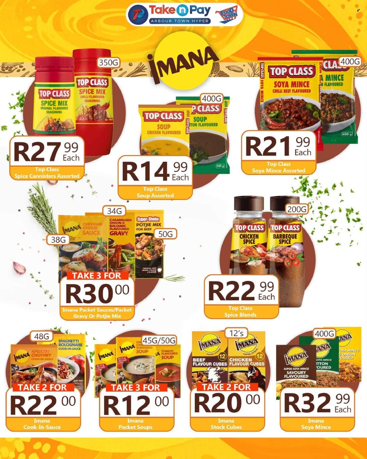 TAKE N PAY specials - From Monday 17 Aug 2026