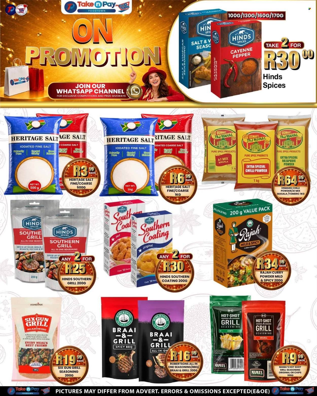 TAKE N PAY specials - From Monday 17 Aug 2026