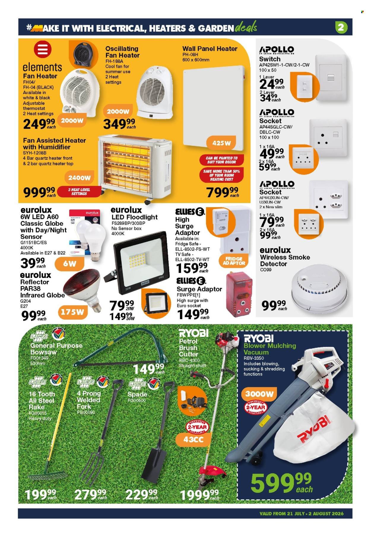 MICA specials - From Tuesday 21 Jul 2026
