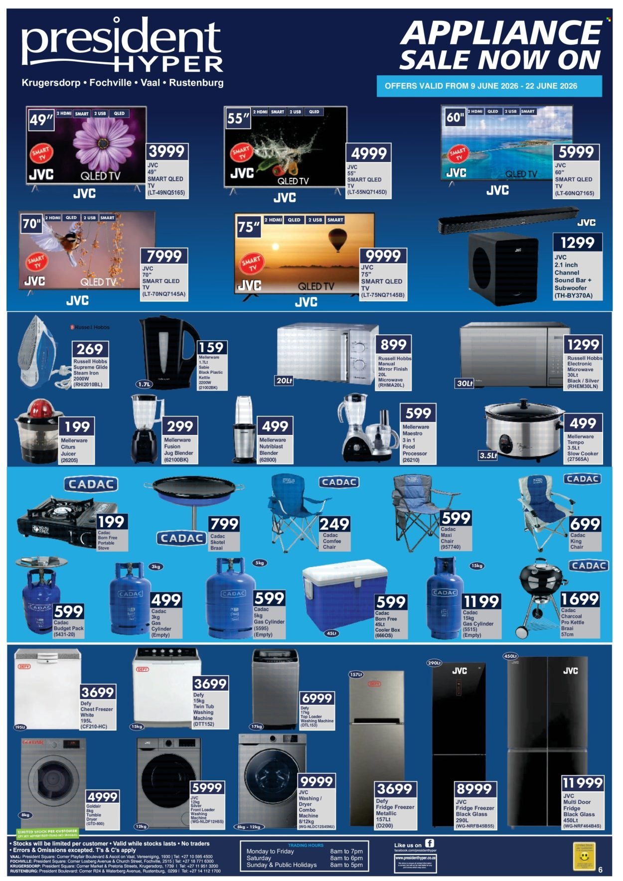 PRESIDENT HYPER specials - Winter sale