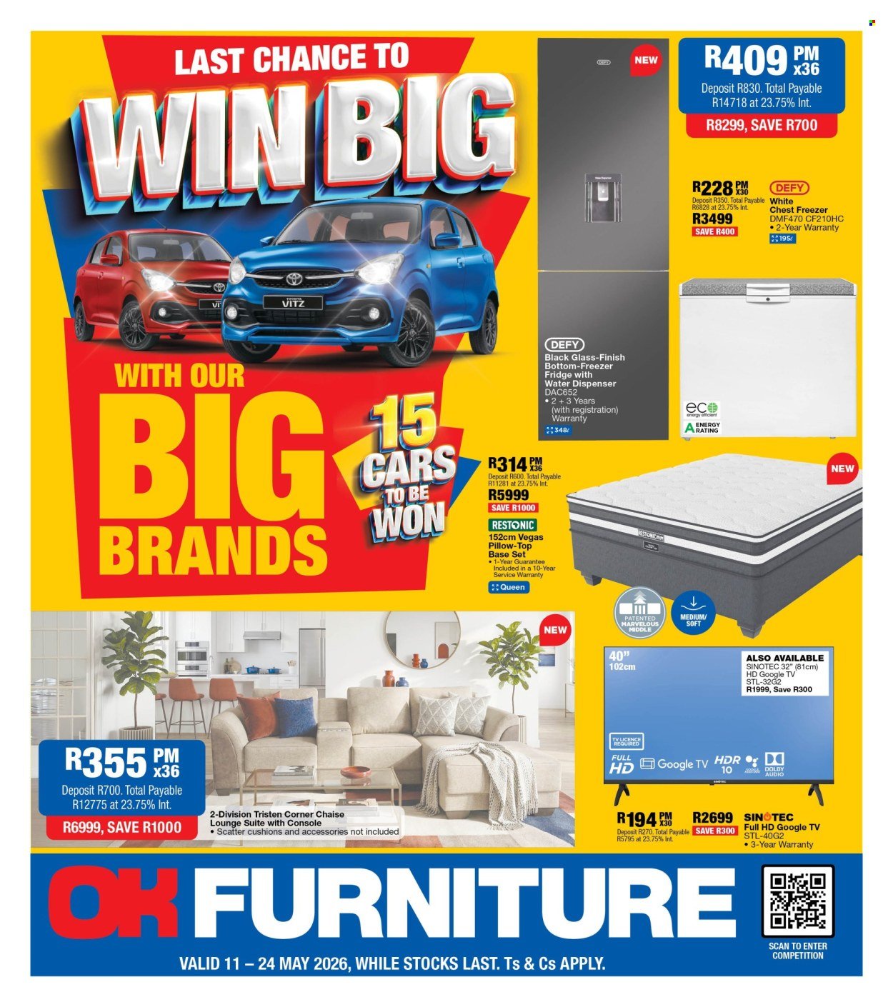 OK FURNITURE specials - From Monday 11 May 2026 (2026-05-11 - 2026-05-24) | 1