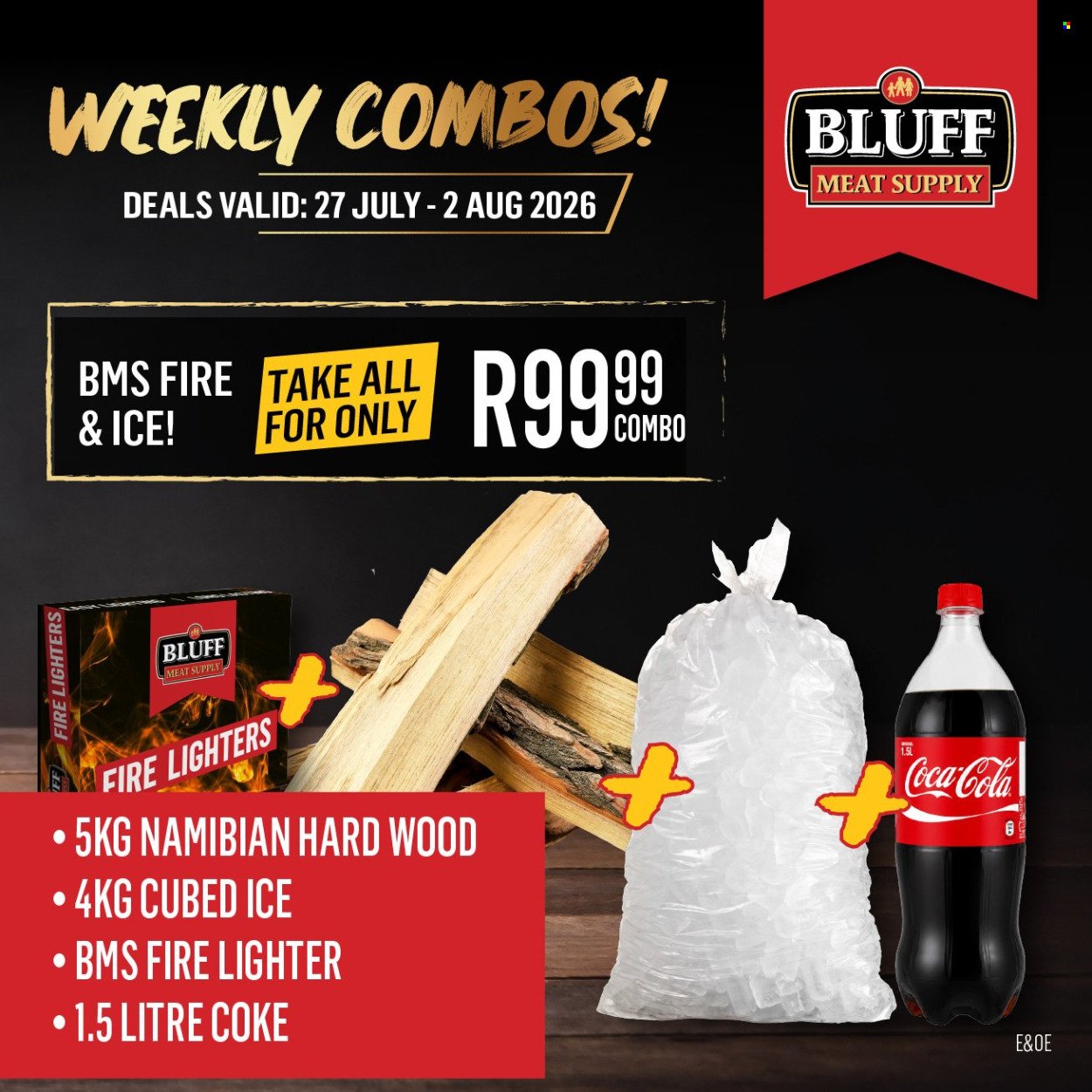 BLUFF MEAT SUPPLY specials - From Monday 27 Jul 2026