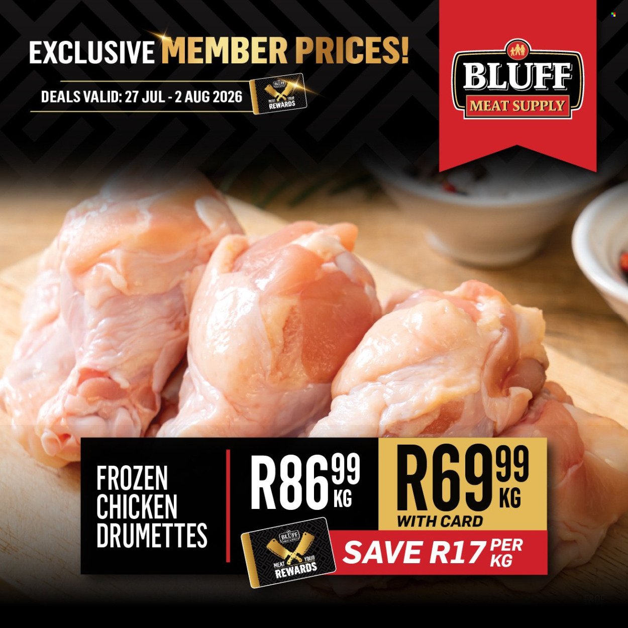 BLUFF MEAT SUPPLY specials - From Monday 27 Jul 2026