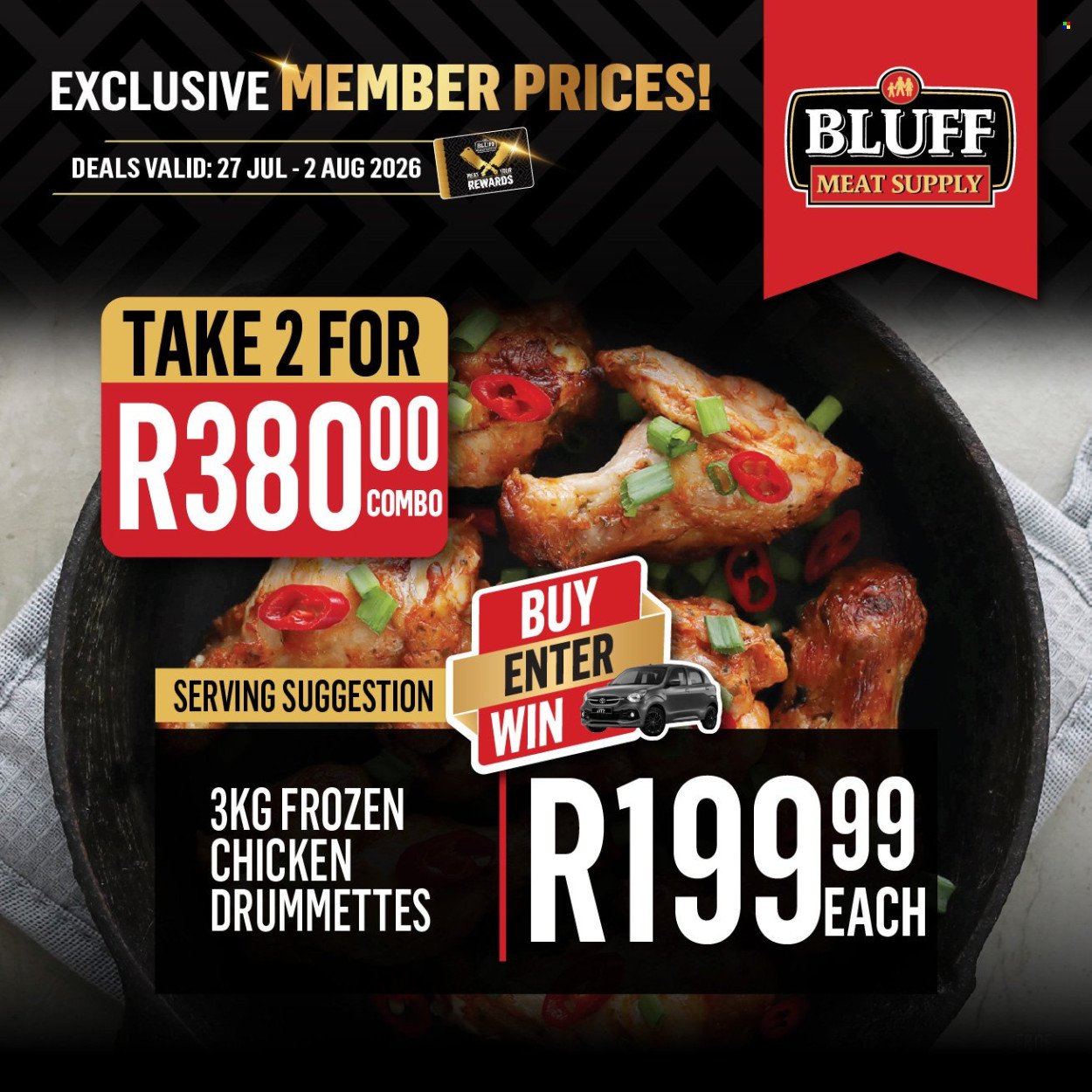BLUFF MEAT SUPPLY specials - From Monday 27 Jul 2026