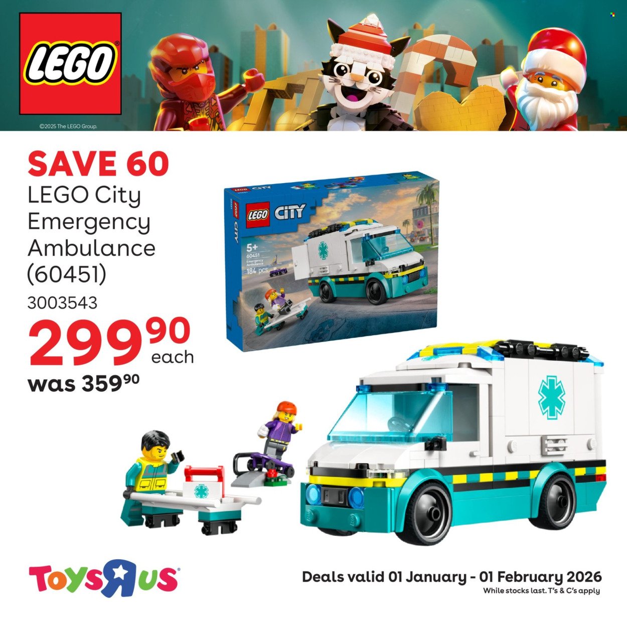 TOYS R US specials - From Thursday 1 Jan 2026 (2026-01-01 - 2026-02-01) | 3