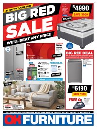OK FURNITURE specials - From Wednesday 27 May 2026