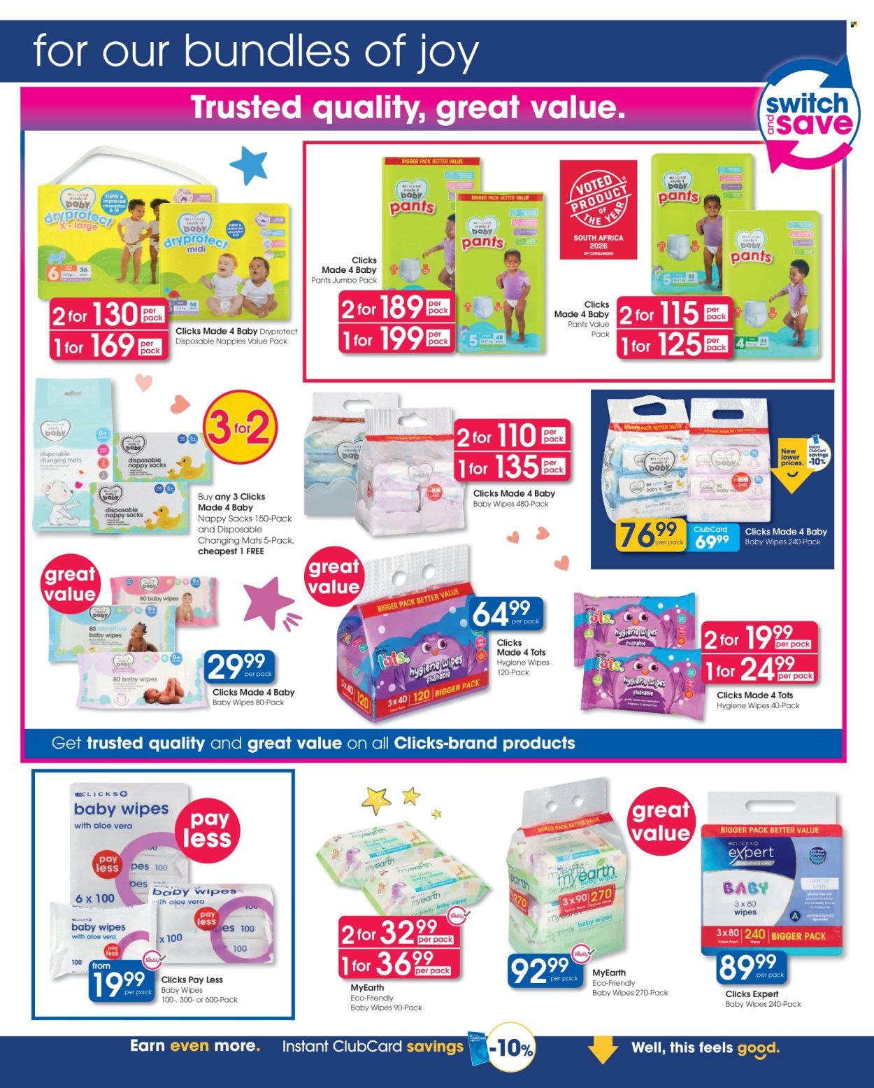 CLICKS specials - From Wednesday 9 Sept 2026