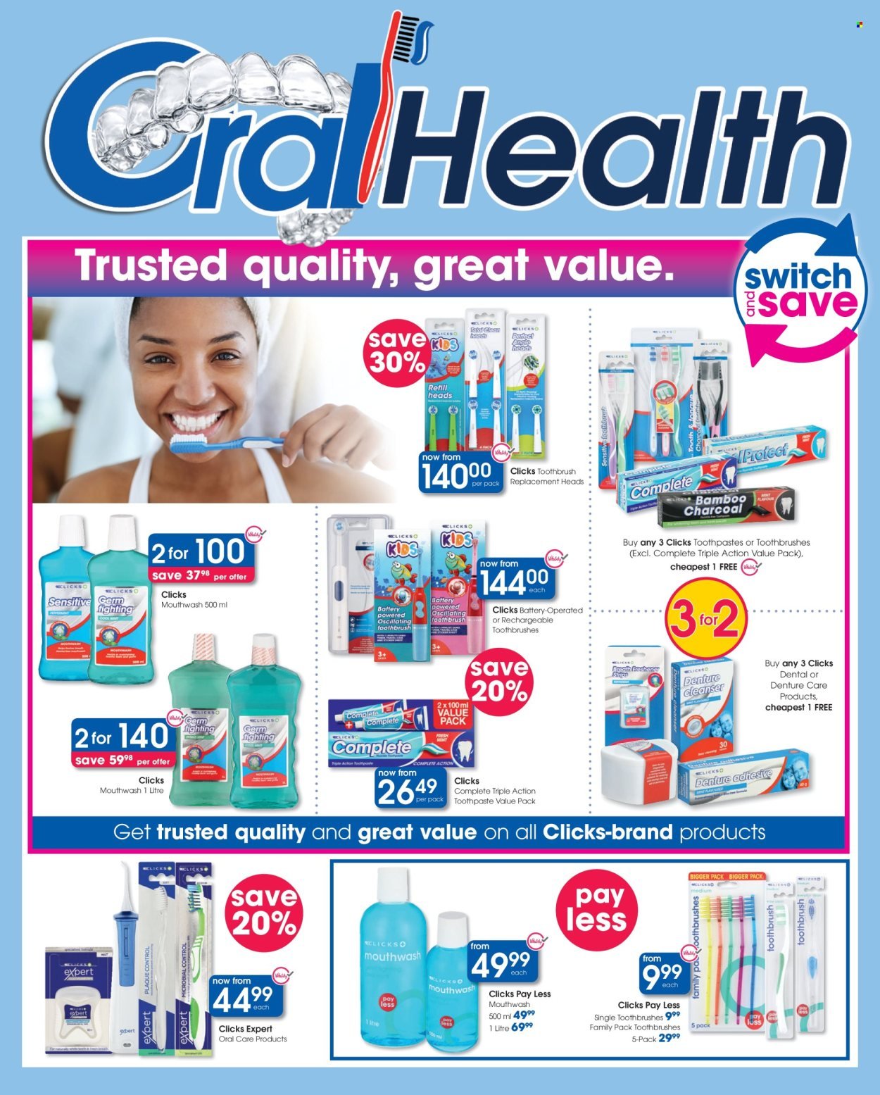 CLICKS specials - From Wednesday 9 Sept 2026