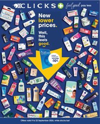 CLICKS specials - From Wednesday 9 Sept 2026