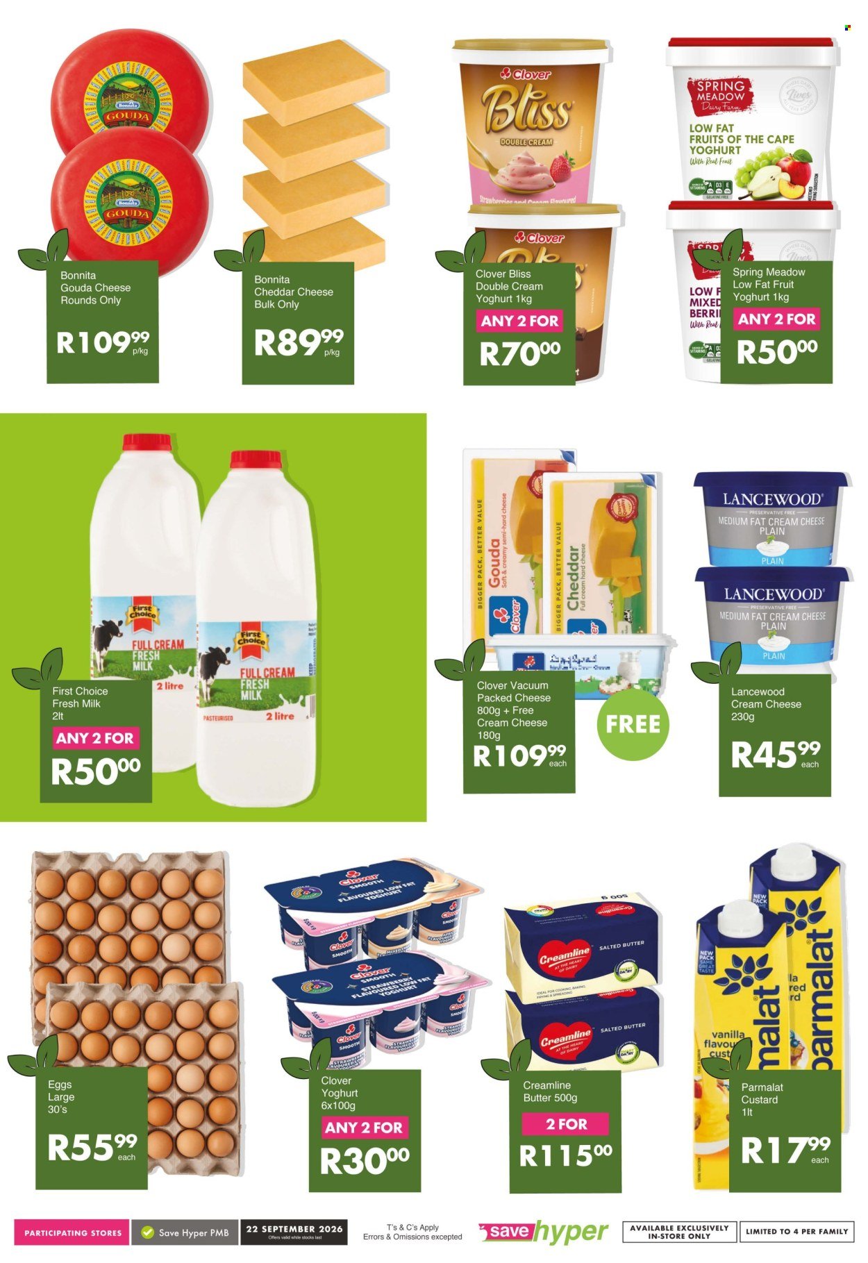 SAVE specials - From Tuesday 22 Sept 2026