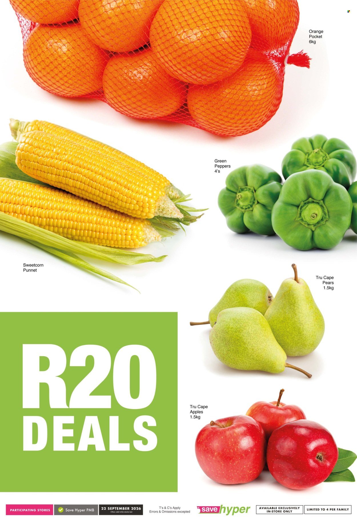 SAVE specials - From Tuesday 22 Sept 2026