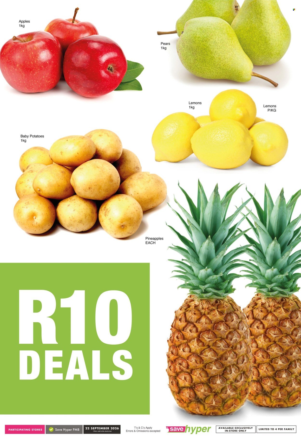 SAVE specials - From Tuesday 22 Sept 2026