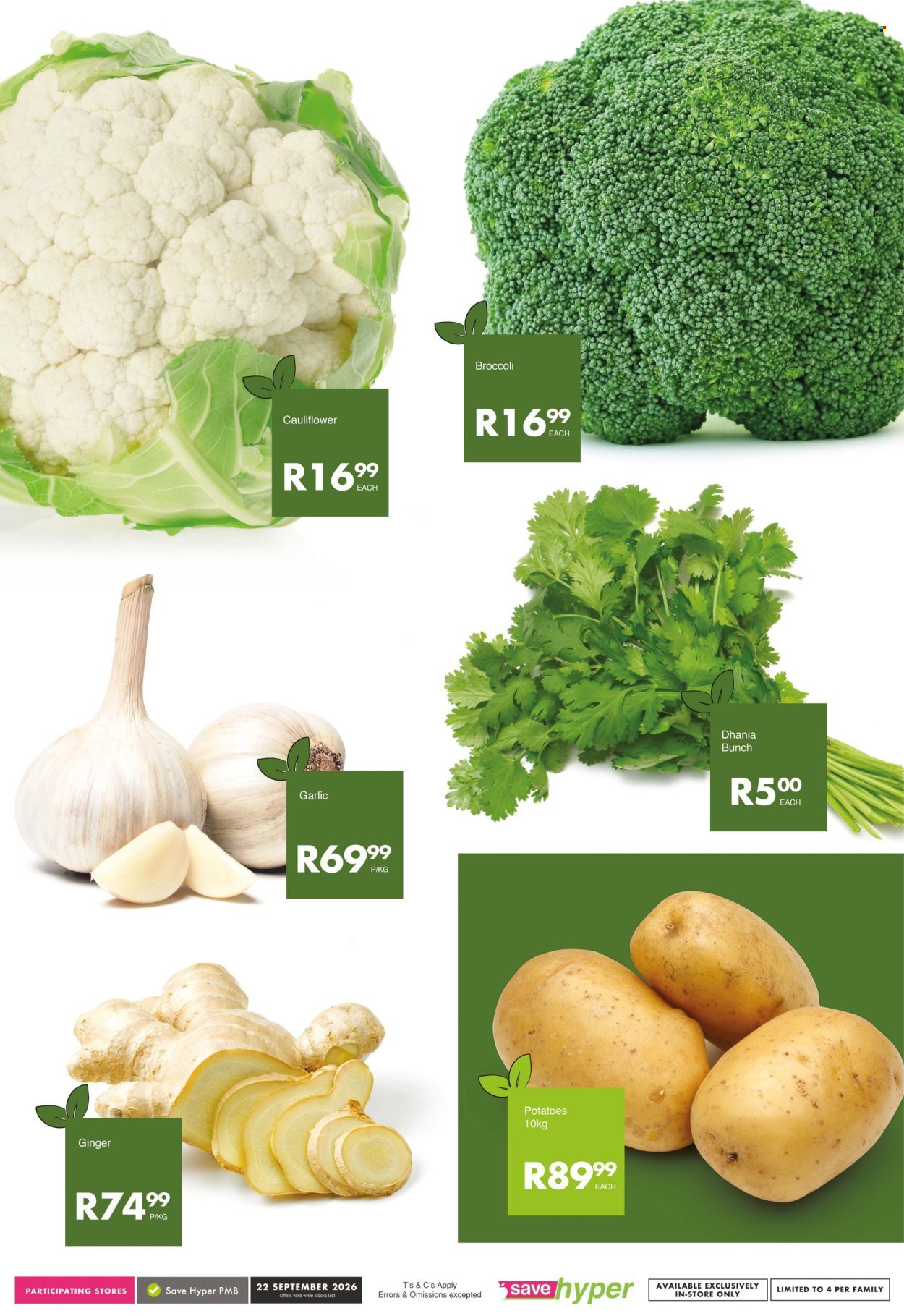 SAVE specials - From Tuesday 22 Sept 2026