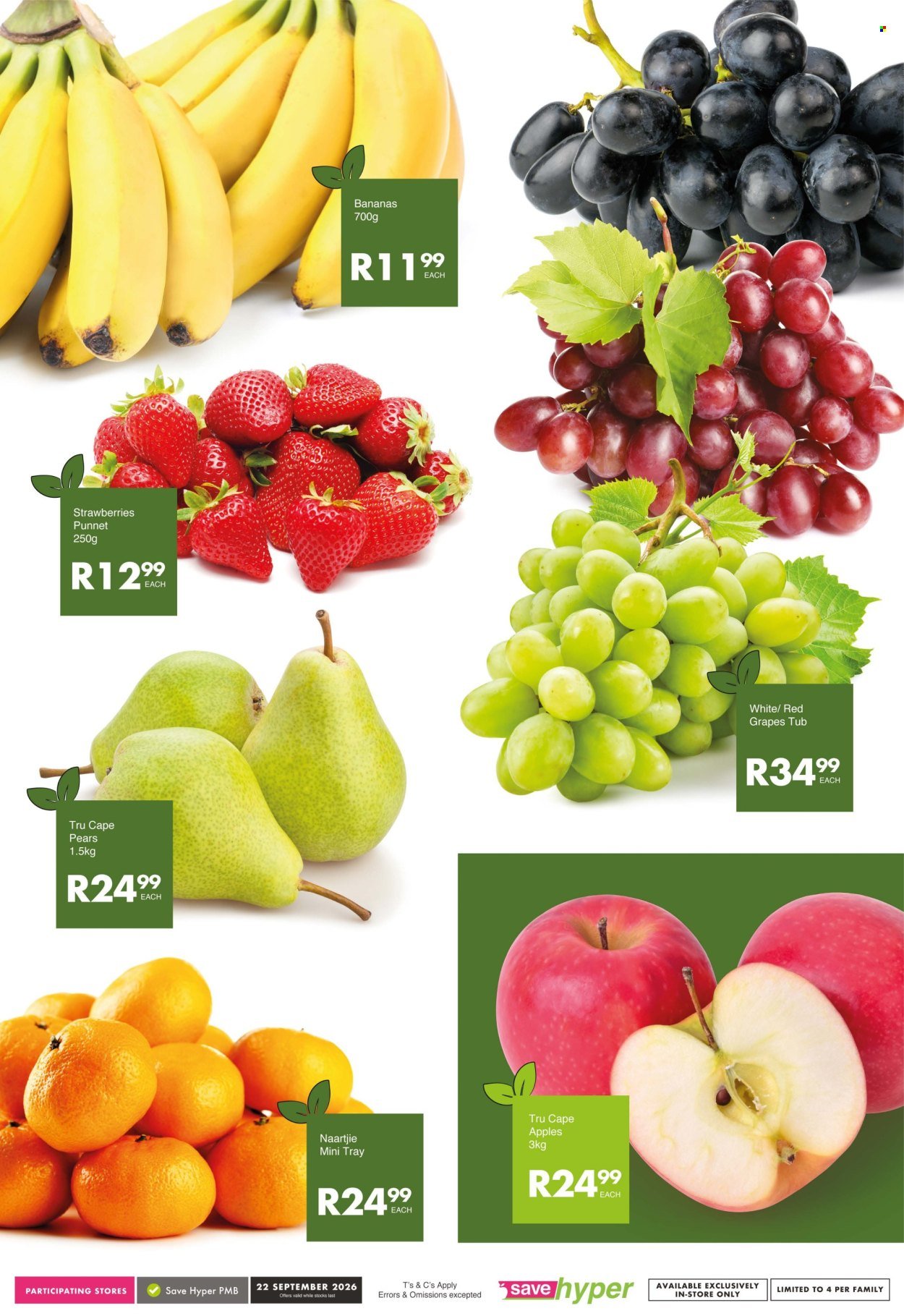 SAVE specials - From Tuesday 22 Sept 2026