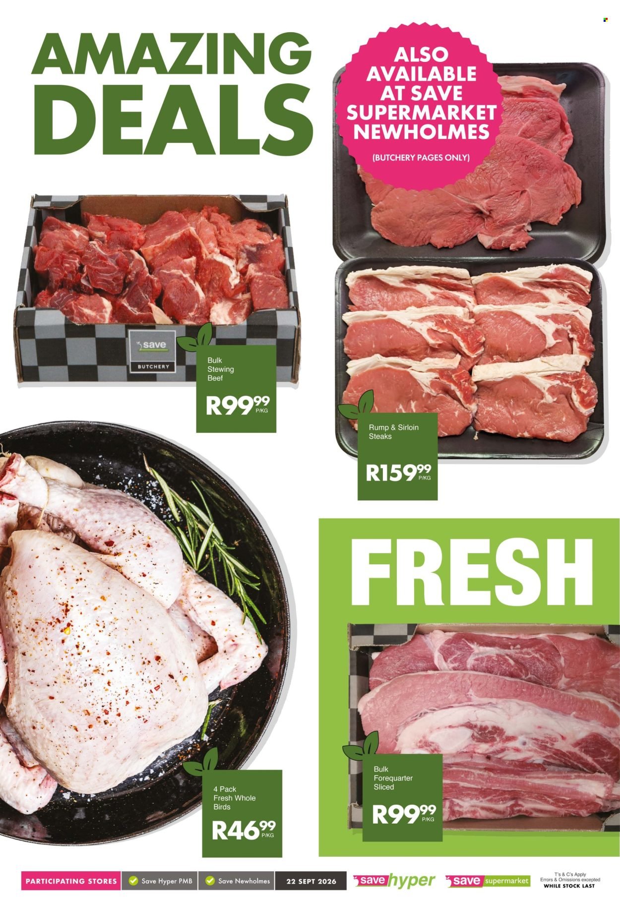 SAVE specials - From Tuesday 22 Sept 2026