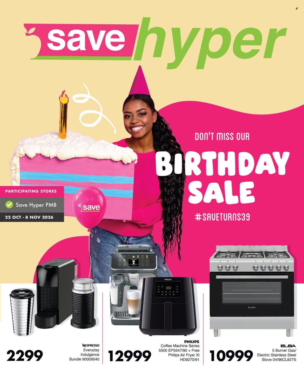 SAVE specials - From Thursday 22 Oct 2026