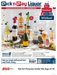 PICK N PAY specials - Christmas Liquor Specials (2025-11-25 - 2025-12-07)