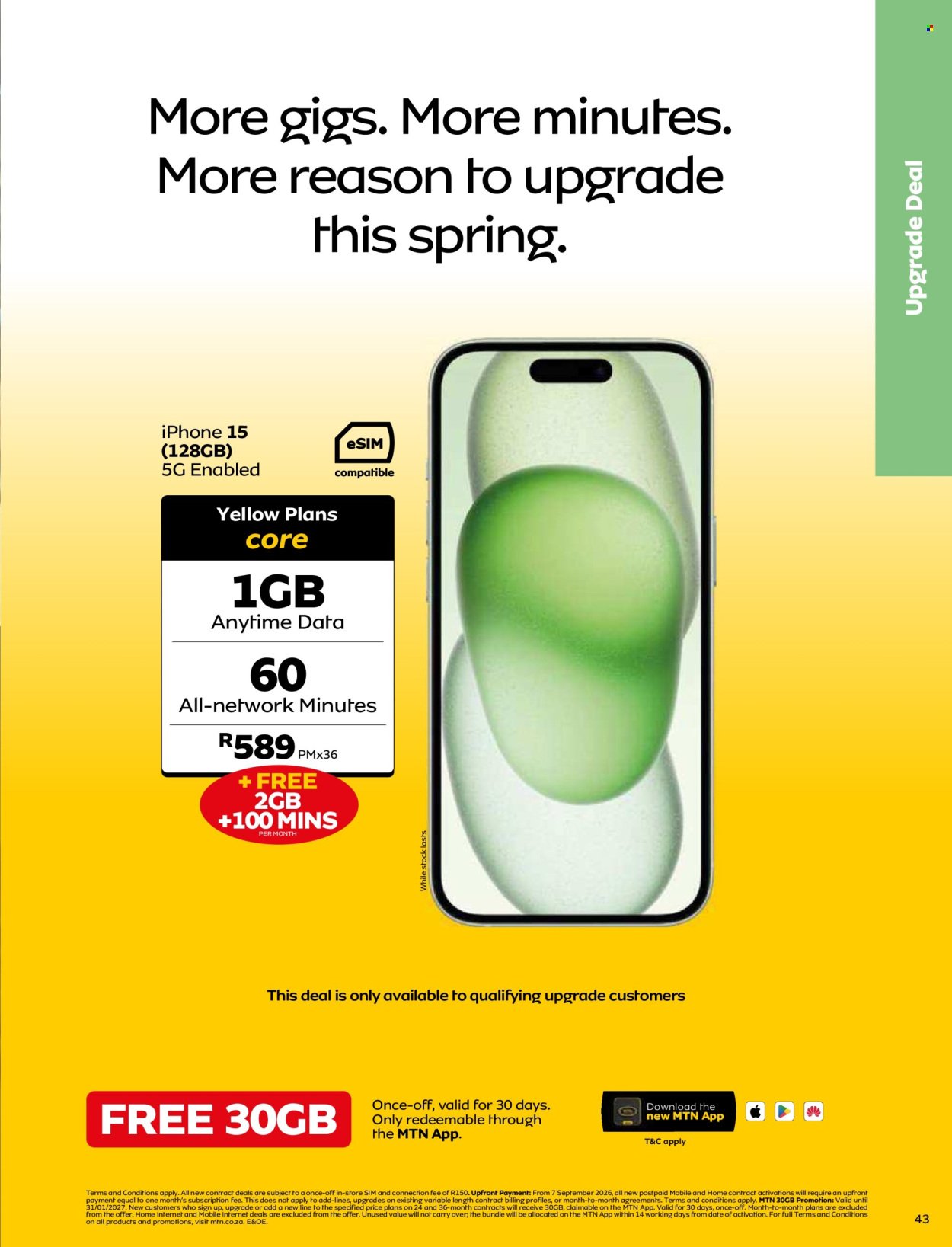 MTN specials - From Monday 7 Sept 2026