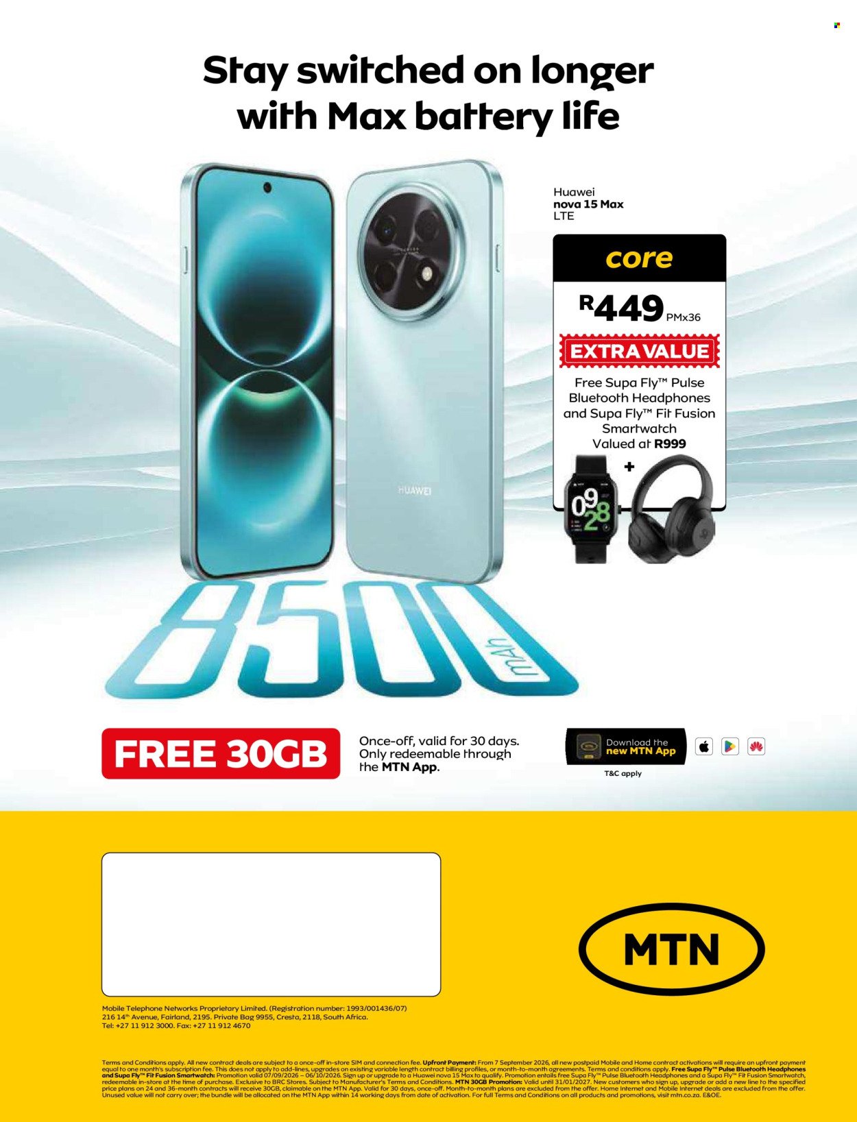 MTN specials - From Monday 7 Sept 2026