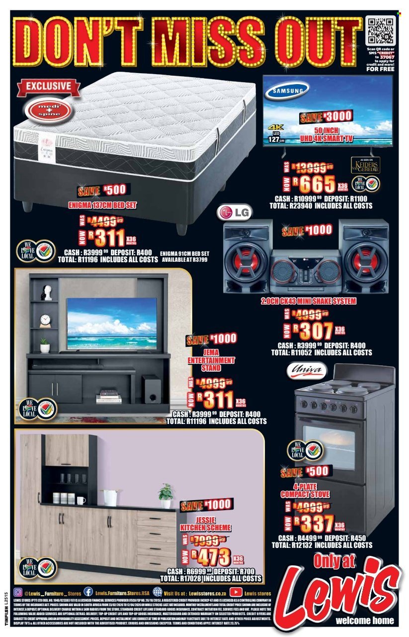 LEWIS specials - From Monday 23 Feb 2026 (2026-02-23 - 2026-04-12) | 12