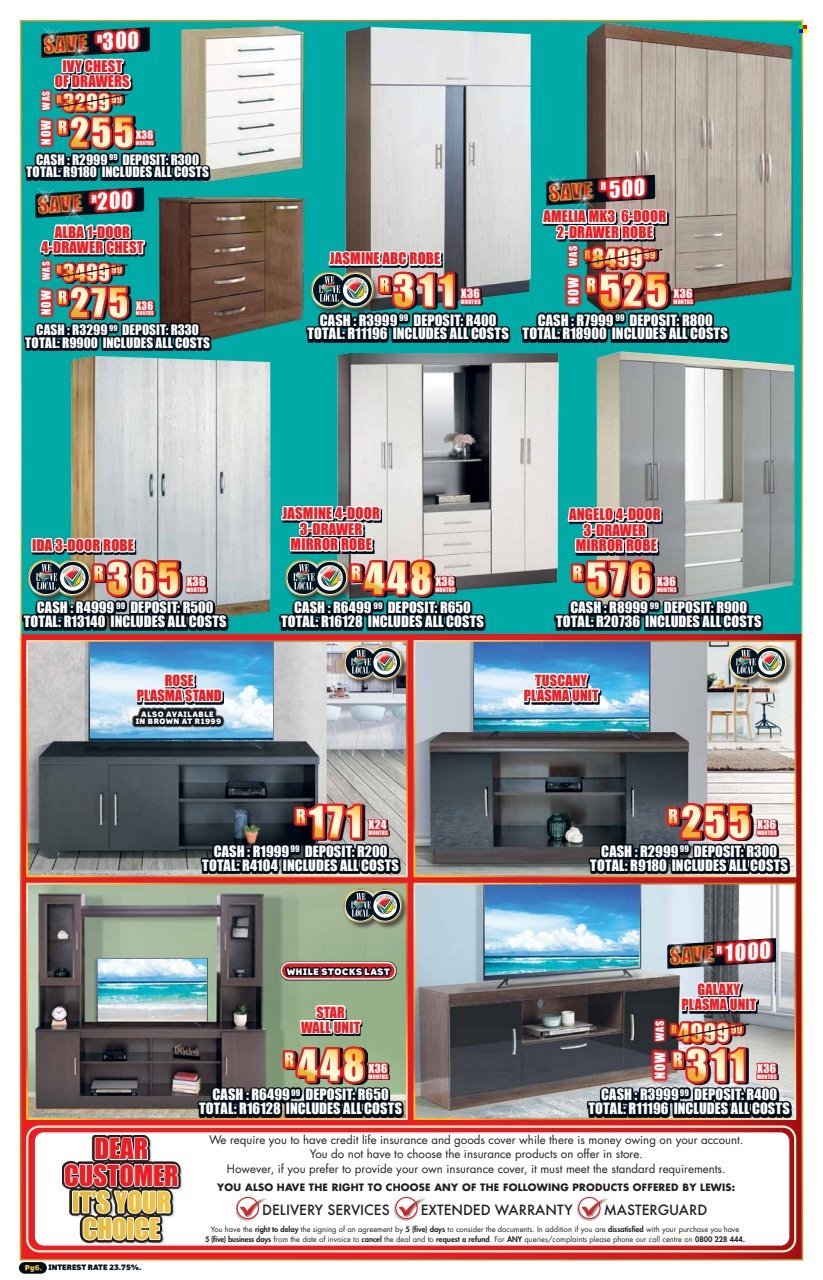 LEWIS specials - From Monday 23 Feb 2026 (2026-02-23 - 2026-04-12) | 6