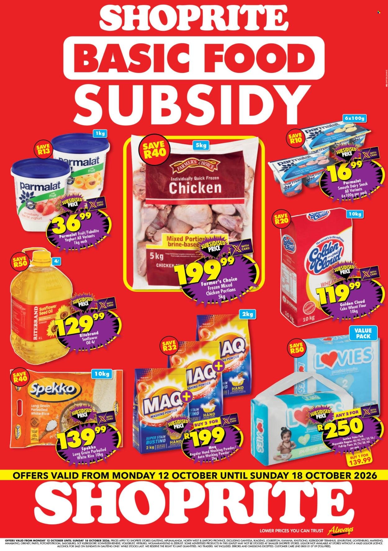 SHOPRITE specials - Basic Food Subsidy Savings Gauteng