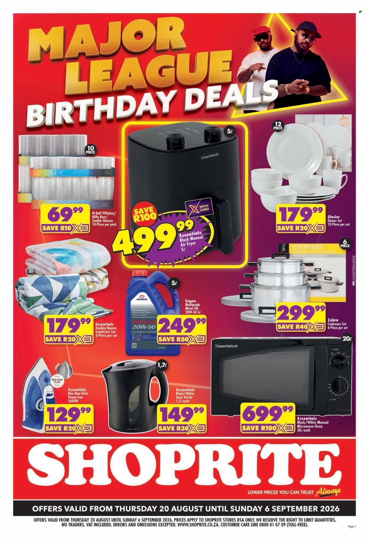 SHOPRITE specials - Major Essentials