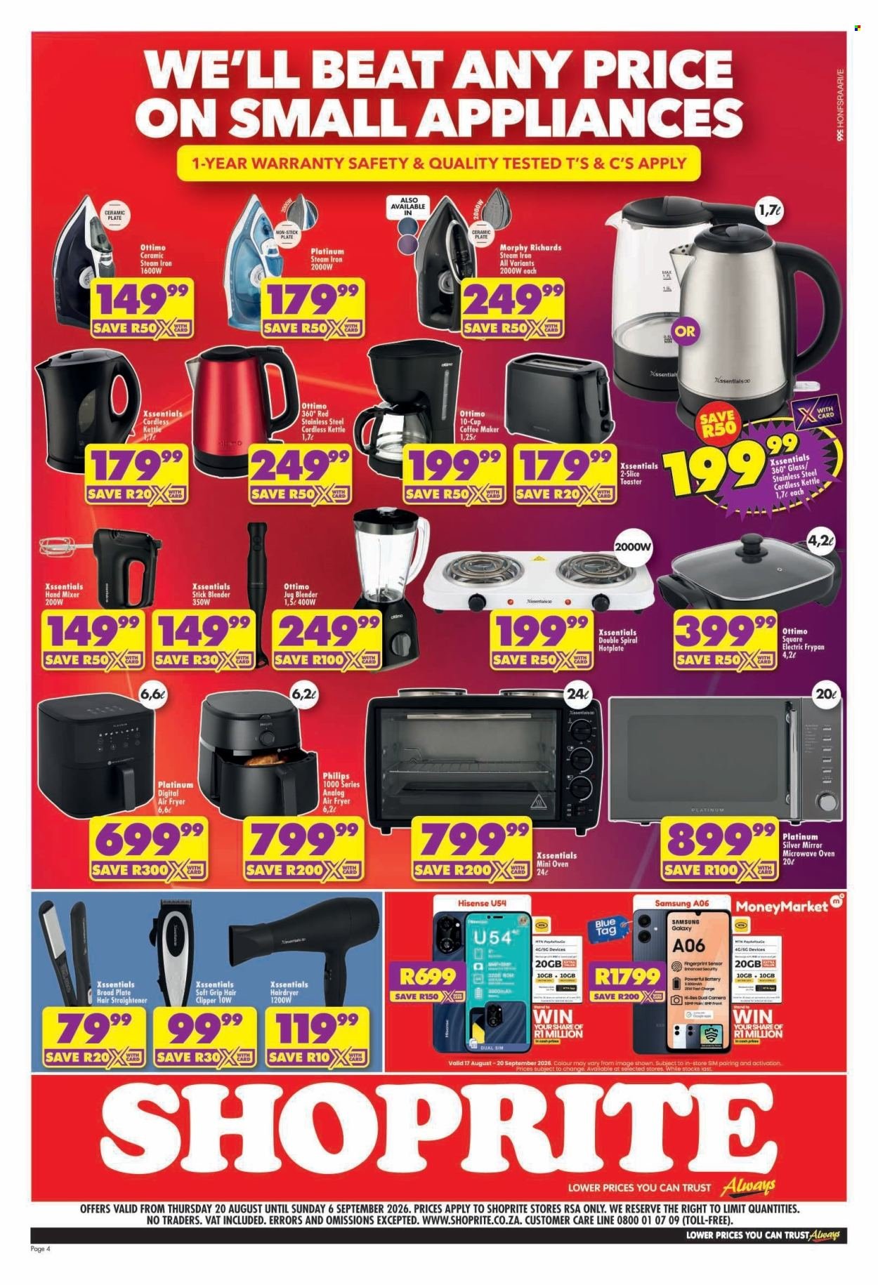 SHOPRITE specials - Major Essentials
