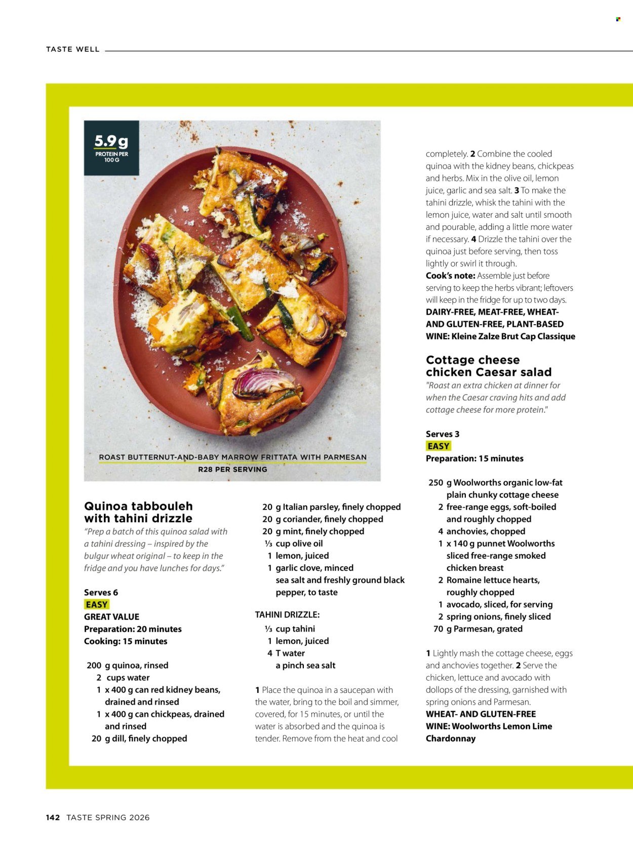 WOOLWORTHS specials - Taste