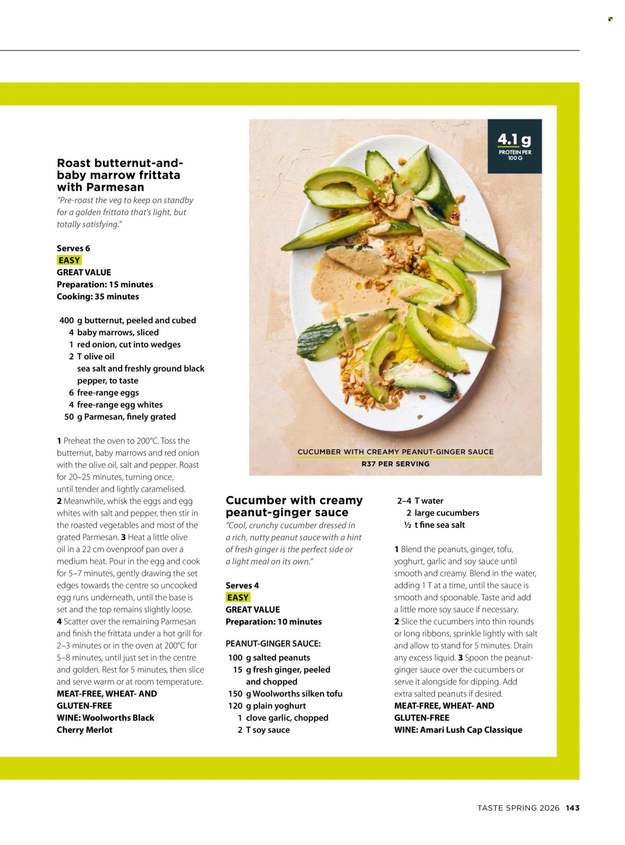 WOOLWORTHS specials - Taste