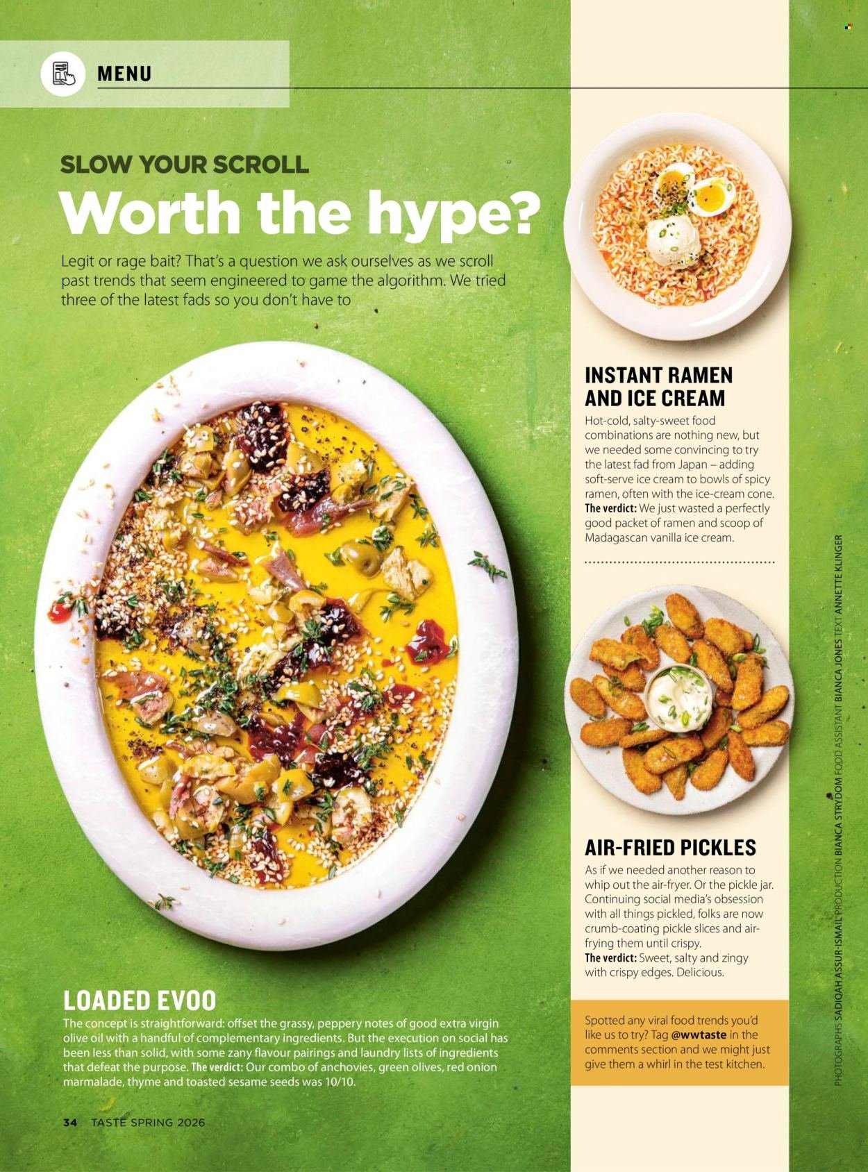 WOOLWORTHS specials - Taste
