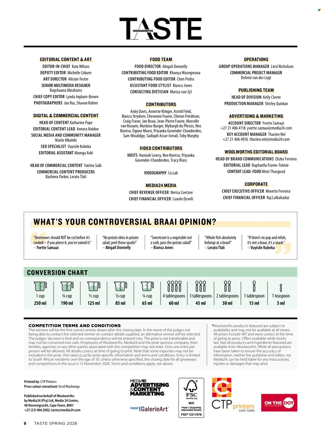 WOOLWORTHS specials - Taste