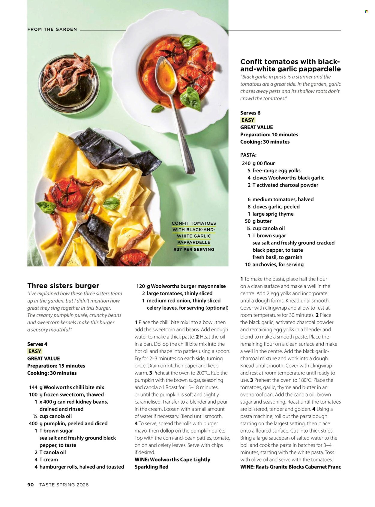 WOOLWORTHS specials - Taste