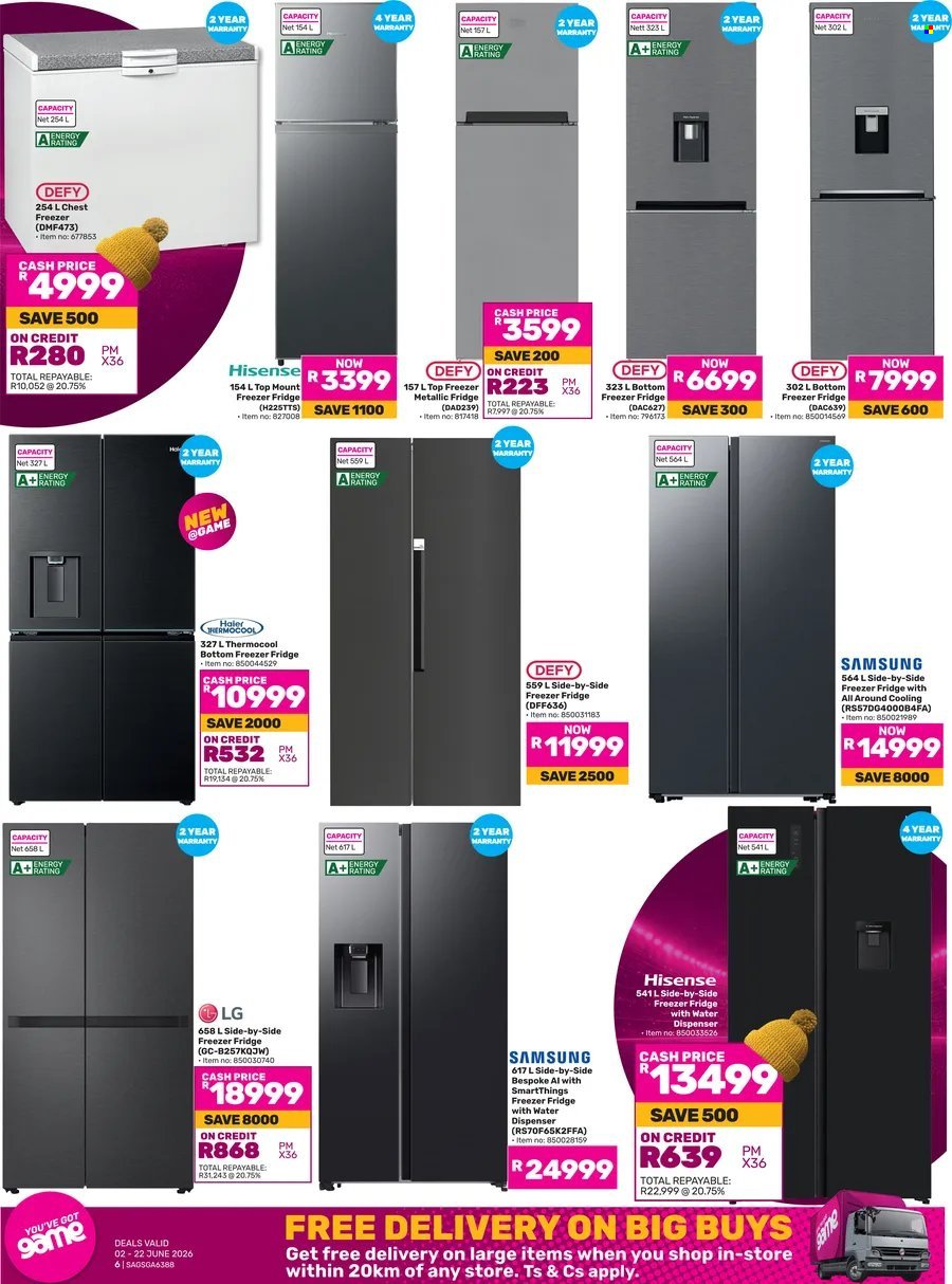 GAME specials - Winter Warm Ups