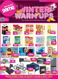 GAME specials - Winter Warm Ups
