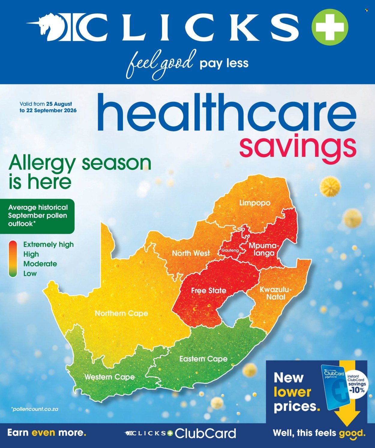 CLICKS specials - From Tuesday 25 Aug 2026