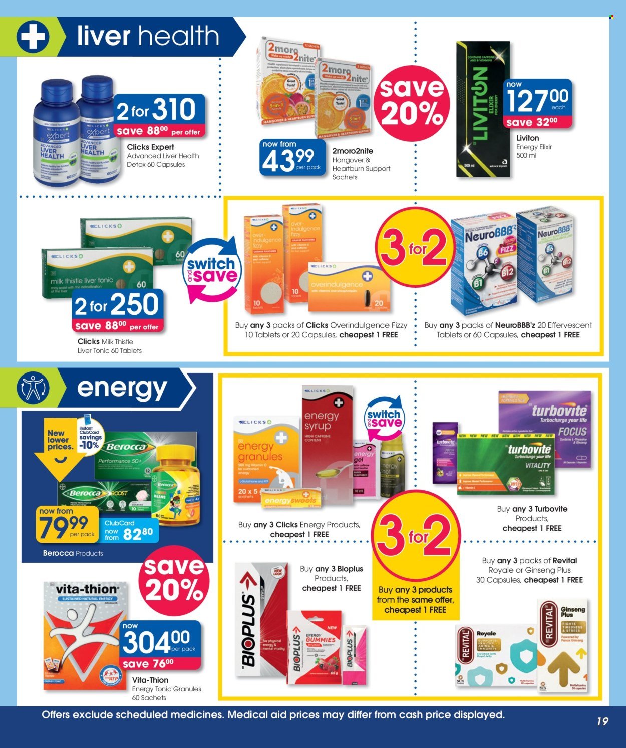 CLICKS specials - From Tuesday 25 Aug 2026
