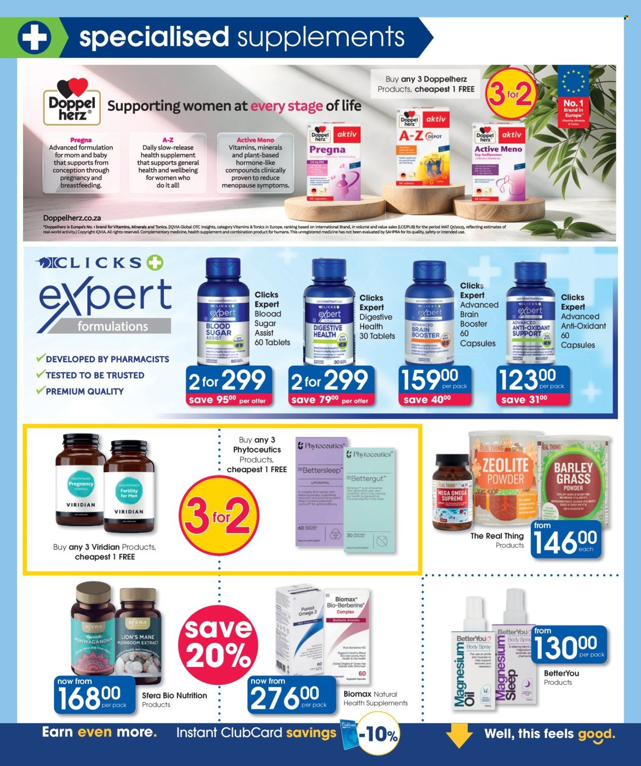 CLICKS specials - From Tuesday 25 Aug 2026